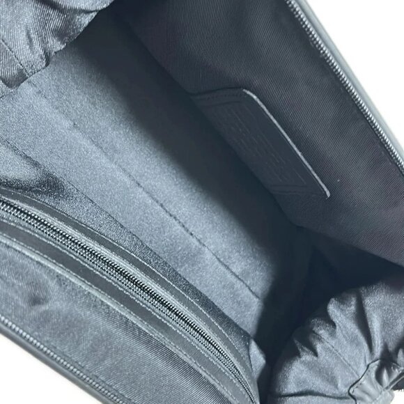 Auth COACH - 0526 Black Leather Pouch - Picture 4 of 6